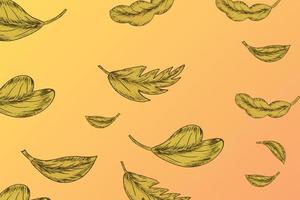 Autumn Orange Shape Background Abstract EPS Vector