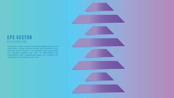 Blue Purple Gradient Line Shape Background Abstract EPS Vector