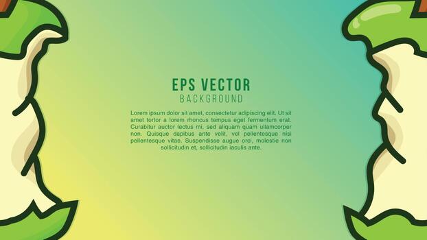 Green Apple Gradient Line Shape Background Abstract EPS Vector