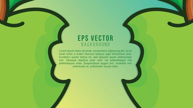 manzana verde gradiente línea forma fondo abstracto eps vector