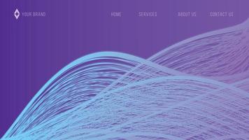 Blue Purple Gradient Web Design Abstract Background EPS 10 Vector For Website, Landing Page, Home Page, Web Page