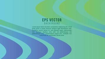 Blue Green Gradient Line shape Background Abstract EPS Vector