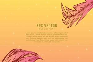 Autumn Orange Shape Background Abstract EPS Vector