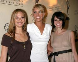 Tamara Braun, Arianne Zucker, and Rachel Melvin arriving at the Academy of Television Arts and Sciences reception for 2008 Daytime Emmy Nominees Savannah Resturant Burbank, CA June 9, 2008 photo