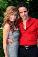 Tracey Bregman and Christian LeBlanc arriving at the Academy of Television Arts and Sciences reception for 2008 Daytime Emmy Nominees Savannah Resturant Burbank, CA June 9, 2008 photo