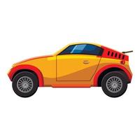 icono de coche deportivo, estilo 3d isométrico vector