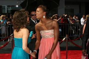 Susan Lucci and Eva Marcille arriving at the Daytime Emmys 2008 at the Kodak Theater in Hollywood, CA on June 20, 2008 photo