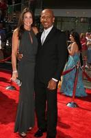 Montel Williams and wife arriving at the Daytime Emmys 2008 at the Kodak Theater in Hollywood, CA on June 20, 2008 photo