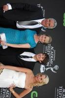 John McCook and wife Laurette,Daughter Molly and Devon Werkheiser arriving at the Daytime Emmy Awards at the Orpheum Theater in Los Angeles, CA on August 30, 2009 photo
