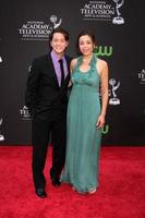 Bradford Anderson and Fiance arriving at the Daytime Emmy Awards at the Orpheum Theater in Los Angeles, CA on August 30, 2009 photo
