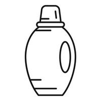 Softener detergent icon, outline style vector