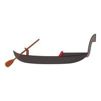 Gondola icon, cartoon style vector