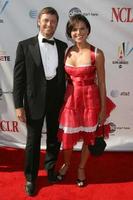 Grant Show and Lana Parrilla arriving at the ALMA Awards in Pasadena, CA on August 17, 2008 photo