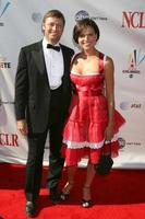 Grant Show and Lana Parrilla arriving at the ALMA Awards in Pasadena, CA on August 17, 2008 photo