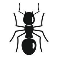 Team ant icon, simple style vector