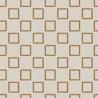 Seamless geometric pattern with squares on light beige background. Vector print for fabric background, textile