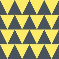 Seamless geometric pattern with grey triangles on light yellow background. Vector print for fabric background