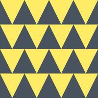 Seamless geometric pattern with grey triangles on light yellow background. Vector print for fabric background