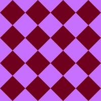 Seamless geometric cage mosaic pattern with violet rhombus. Vector print for fabric background