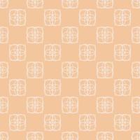 Seamless geometric pattern on pink background. Vector print for fabric background, textile