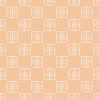 Seamless geometric pattern on pink background. Vector print for fabric background, textile