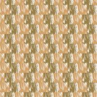 Seamless geometric pattern with squares painted by brush on light background. Vector print for fabric background, textile