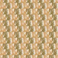 Seamless geometric pattern with squares painted by brush on light background. Vector print for fabric background, textile