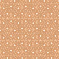 Seamless geometric pattern on pink background. Vector print for fabric background, textile