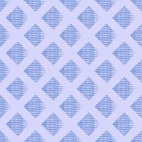 Seamless geometric pattern with blue squares on light background. Vector print for fabric background, textile