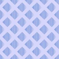 Seamless geometric pattern with blue squares on light background. Vector print for fabric background, textile