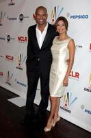 Amaury Nolasco and Eva Longoria-Parker arriving at the ALMA Awards Nominations for 2009 at BESO in Los Angeles, CA on August 25, 2009 photo