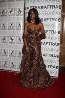 nina whitaker, viuda de don lafontaine, llegando a los premios aftra media and entertainment heritage awards amees en el hotel biltmore en los angeles, ca, el 9 de marzo de 2009 foto