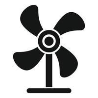 Clean wind energy icon, simple style vector