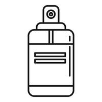 Antiseptic spray icon, outline style vector