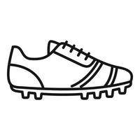 icono de botas para correr, estilo de contorno vector