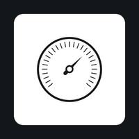 Car speedometer icon, simple style vector