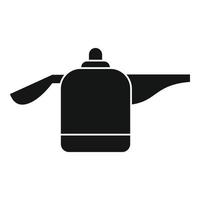 Modern steam cleaner icon, simple style vector