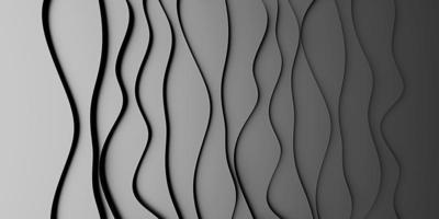 fondo de corte de papel abstracto decoración de corte de papel realista con capas irregulares plantillas de diseño de portada de paisaje ilustraciones en 3d foto