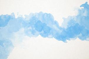 Abstract Blue watercolor Colorful painting Background photo