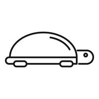 Turtle toy icon, outline style vector