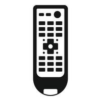 Remote control equipment icon, simple style vector