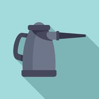 Steam cleaner tool icon, flat style vector