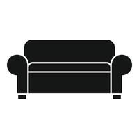 Nursing sofa icon, simple style vector