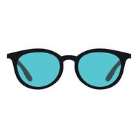 Glasses icon, flat style vector