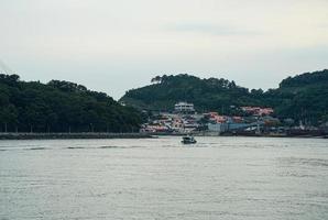 paisaje de yeosu, provincia de jeolla del sur, corea foto