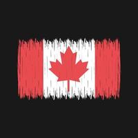 Canada Flag Brush vector