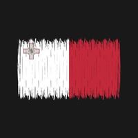 Malta Flag Brush vector