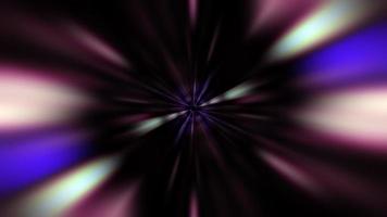 Abstract loop multicolored radial shine ray rotation background video