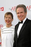 Annette Bening and Warren Beatty arrive at the AFI Salute to Warren Beatty at the Kodak Theater in Los Angeles, CA June 12, 2008 photo