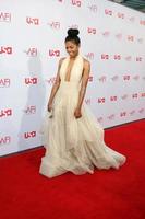 Amerie arrives at the AFI Salute to Warren Beatty at the Kodak Theater in Los Angeles, CA June 12, 2008 photo